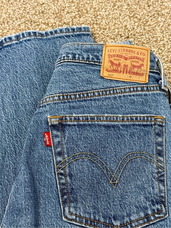 Levi's Other - Levi's 501 Classic Blue Denim Jeans 28